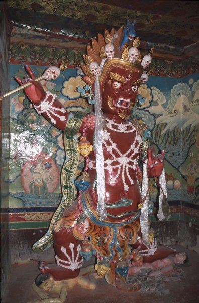 ST7: Wchtergottheit (Old Zongba, Tibet, 11.10.05)
