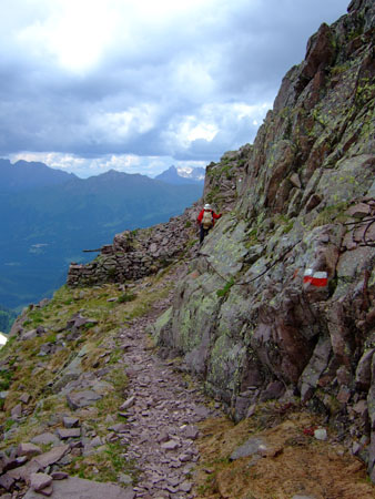 Klettersteig-Passage