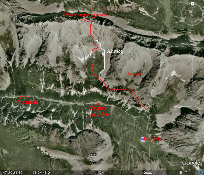 Google-Earth: Praxmarerkarspitze
