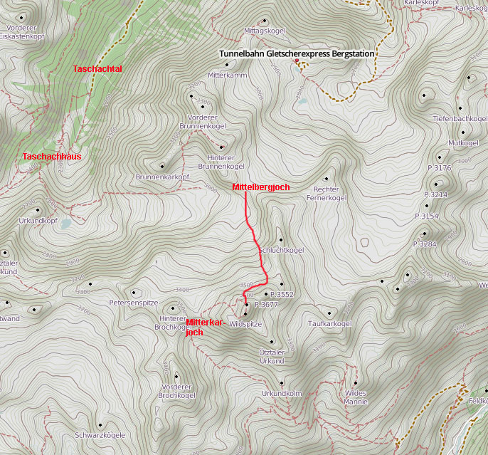 Openstreetmap: Wildspitze