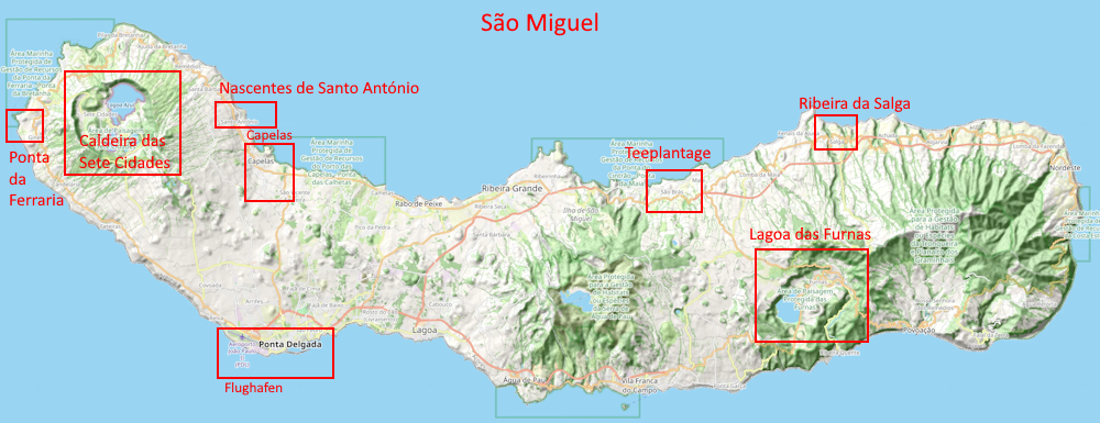 Übersicht SaoMiguel