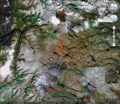 Google Earth: Hardangervidda