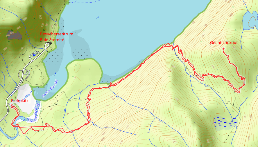 Openstreetmap: Geant Lookout