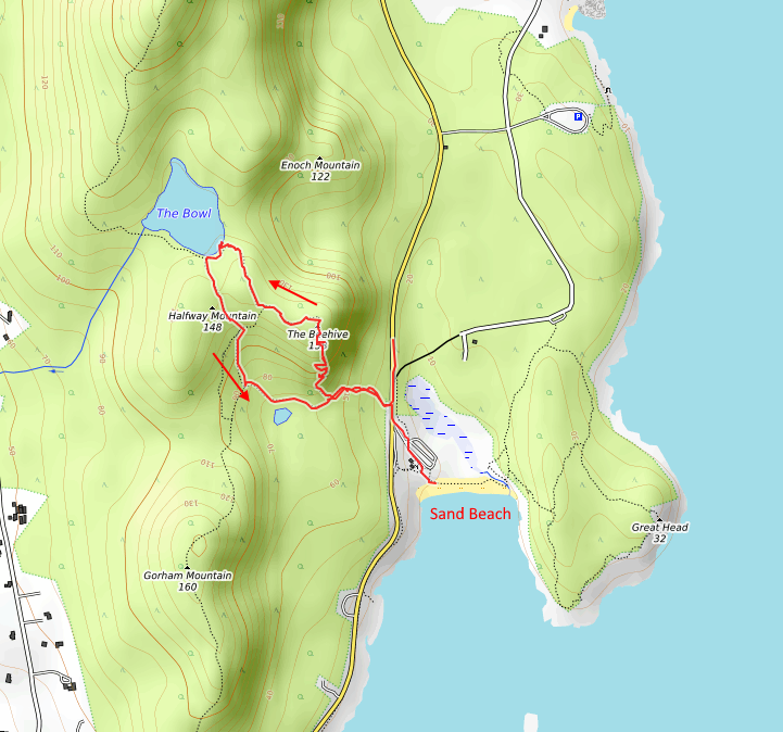 Openstreetmap: Acadia Beehive