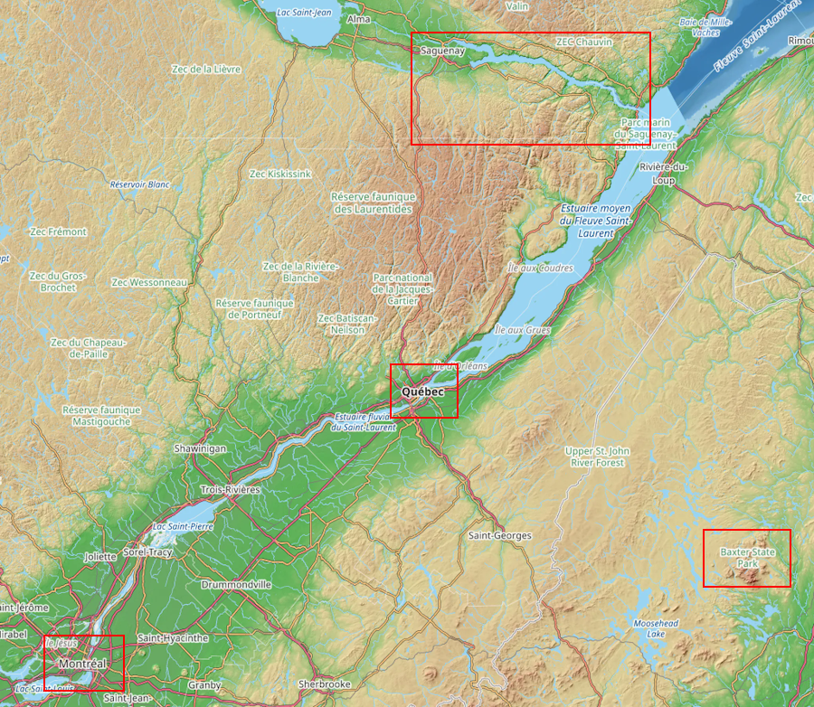 Québec und Montreal