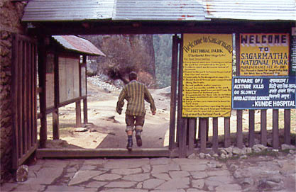 Eintritt Sagarmatha-Nationalpark