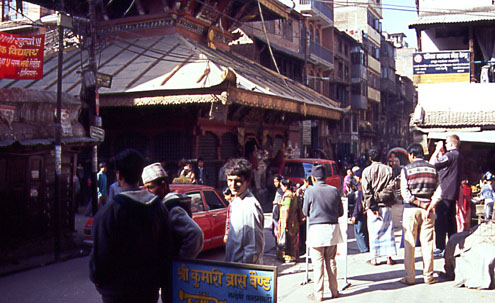 Kathmandu - Weg zum Durbar Square