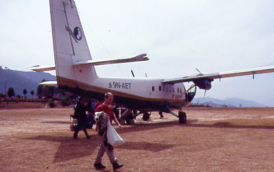 Flugplatz in Lamidanda