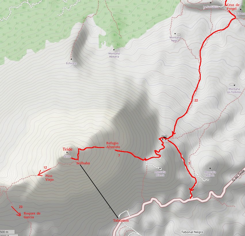 Openstreetmap: Teide