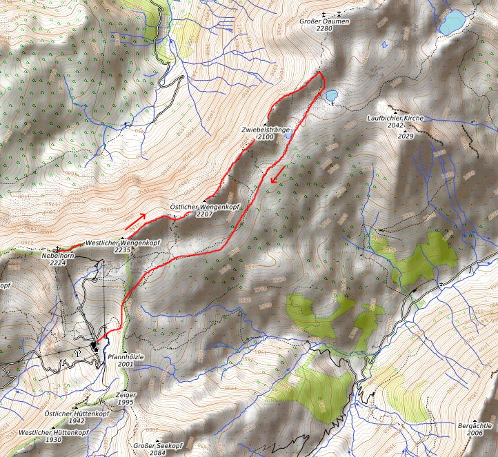 Openstreetmap: Hindelanger Klettersteig