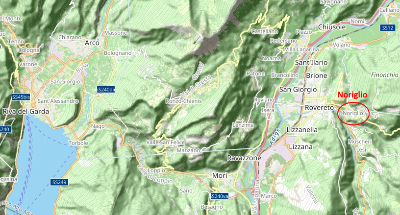 Openstreetmap: Noriglio