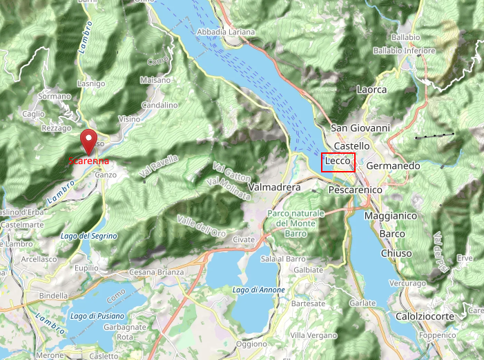 Openstreetmap: Scarenna - Comer See