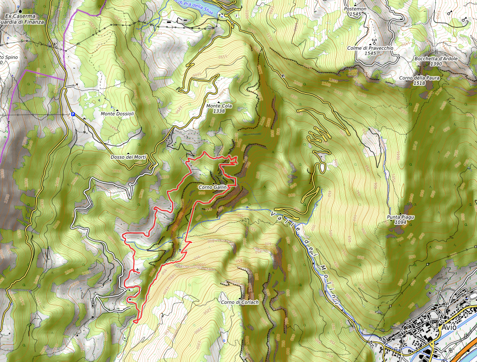 Openstreetmap: Ferrata Gerardo Sega