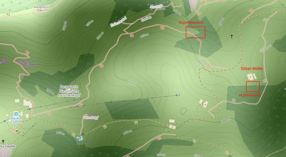 Openstreetmap: Brauneck - Zirkuskessel