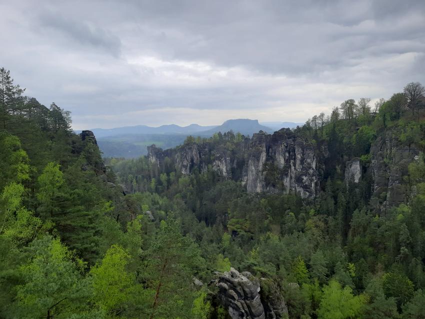 Bastei über Schwedenlöcher