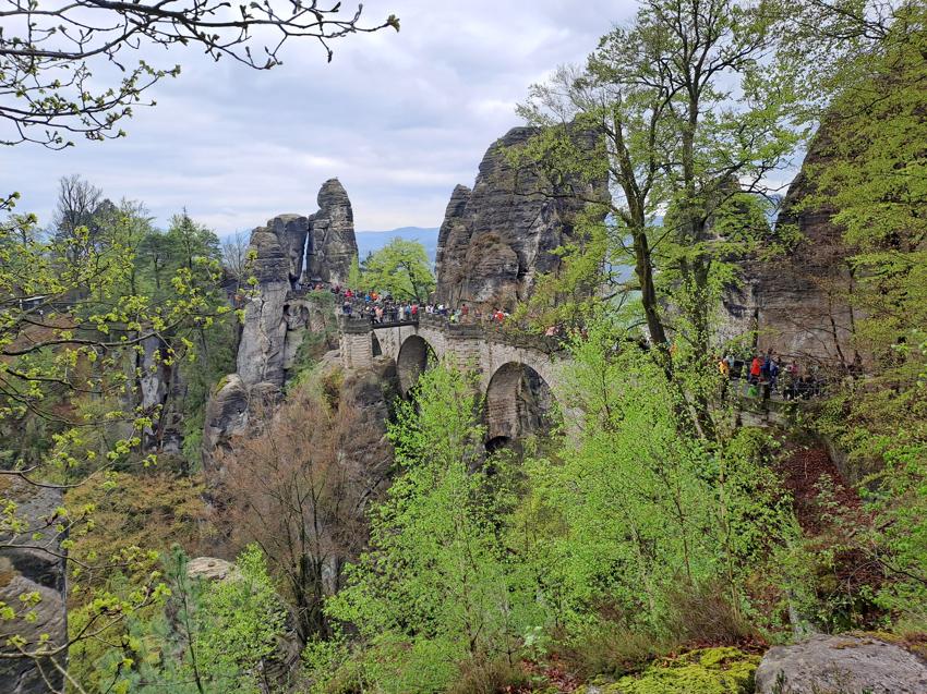 Bastei über Schwedenlöcher