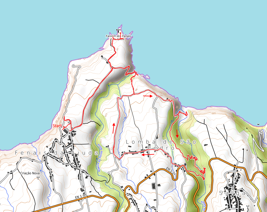 Openstreetmap: Ribeira da Salga