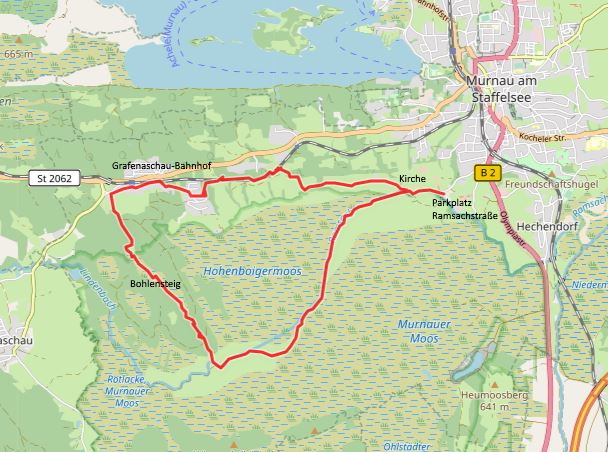 Openstreetmap: Murnauer Moos