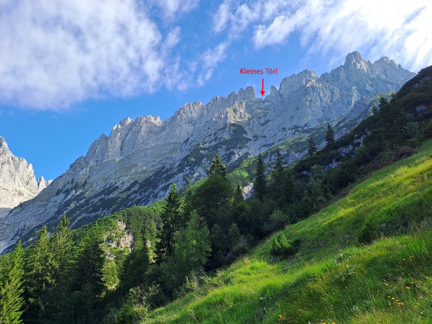 Gaudeamushütte - Kleines Törl - Fritz-Pflaum-Hütte