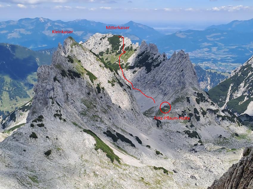 Gaudeamushütte - Kleines Törl - Fritz-Pflaum-Hütte
