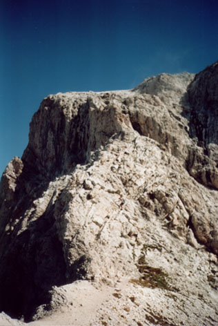 Gipfelaufbau Peitlerkofel