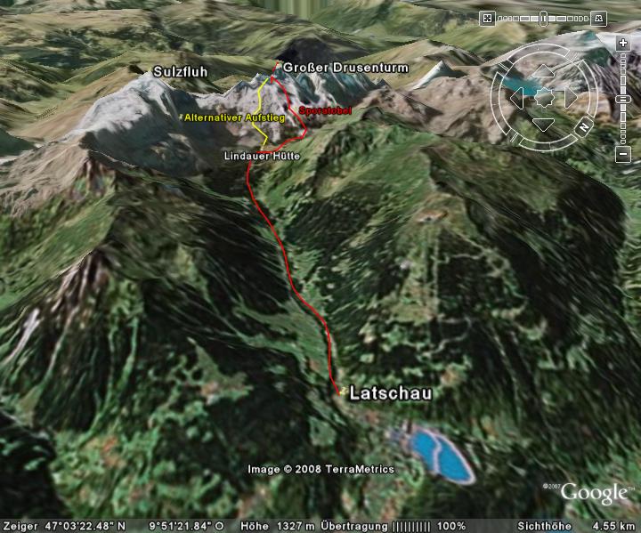 Google-Earth: Groer Drusenturm