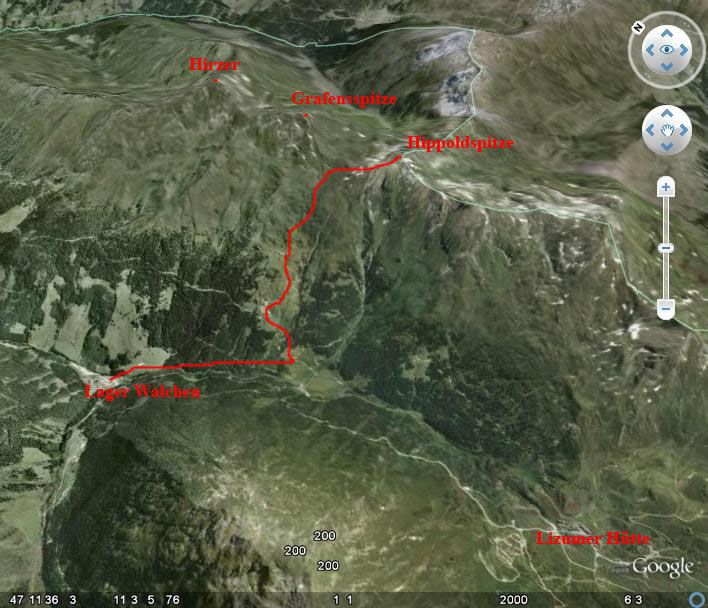 Google-Earth: Hippoldspitze