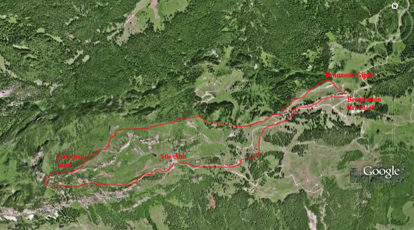 Karte: Brauneck-Latschenkopf