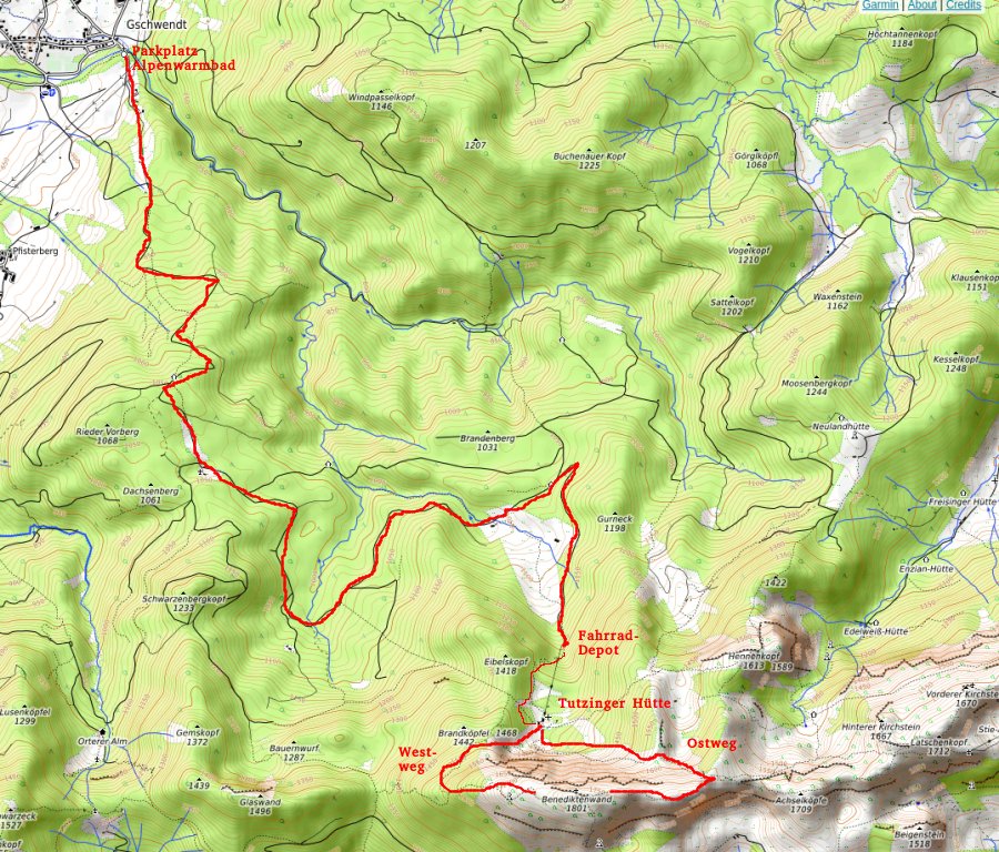 Openstreetmap: Benediktenwand