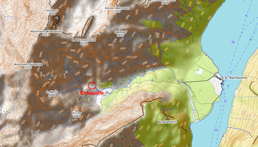 Openstreetmap: Watzmann