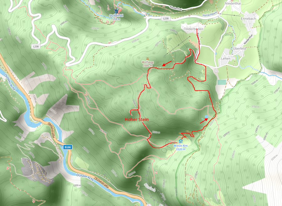 Openstreetmap: Hoher Stein