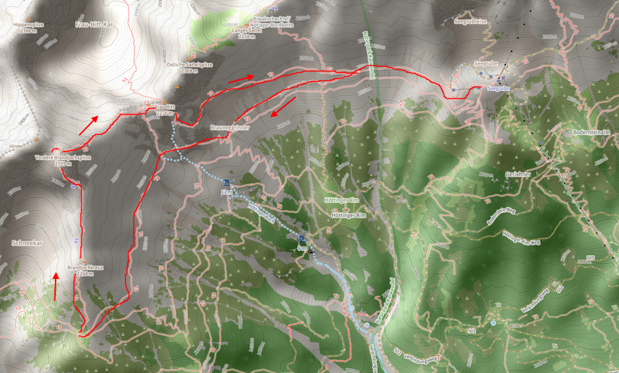 Openstreetmap: Brandjochspitez