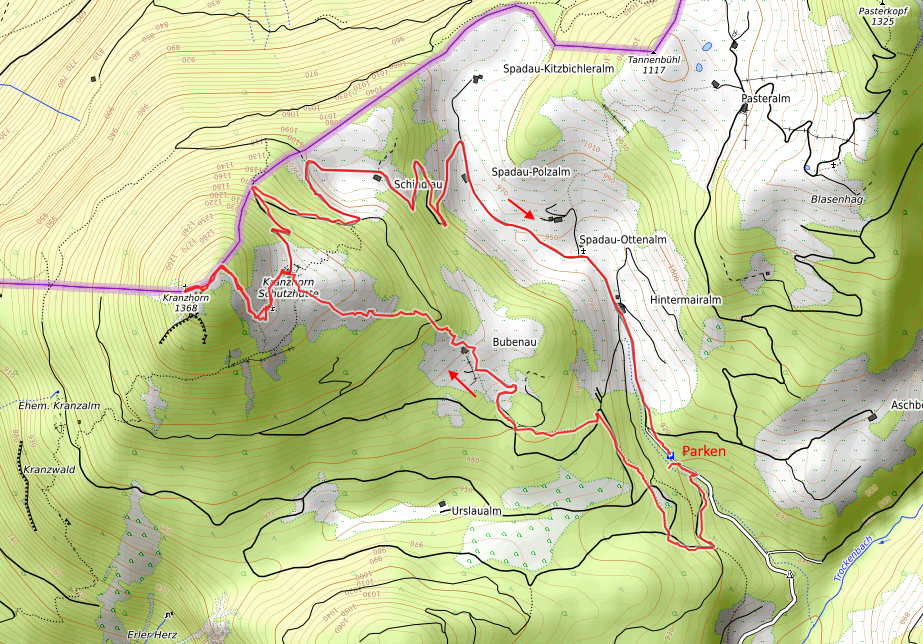 Openstreetmap: Kranzhorn